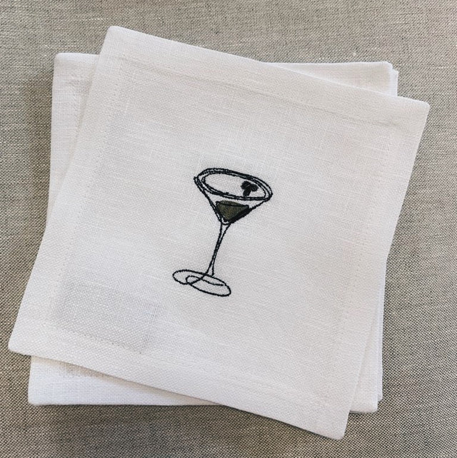 Espresso Martini Cocktail Napkin