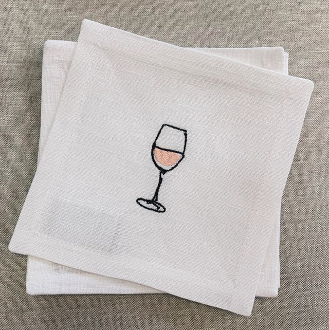 Rosé Cocktail Napkin