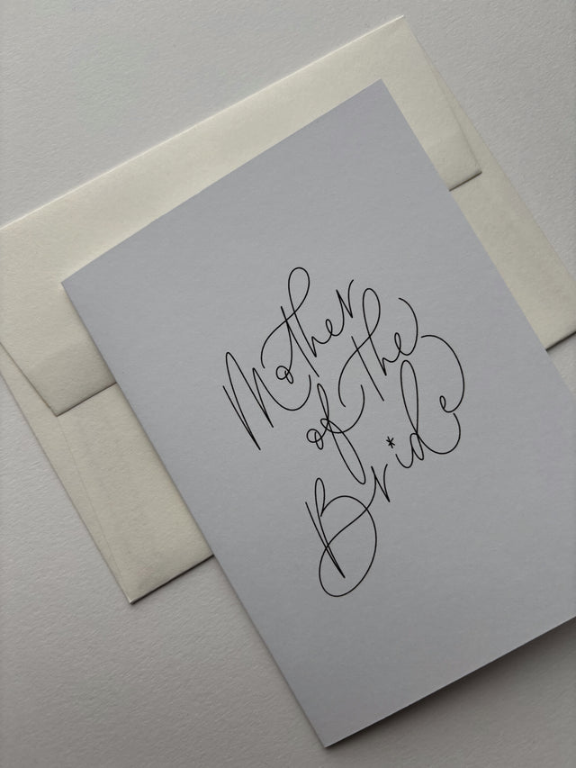 Mother of the Bride Greeting Card