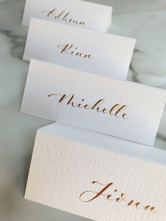 Handwritten Place Cards (writing only)