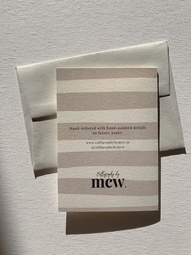 To a wonderful woman ~ Greeting Card