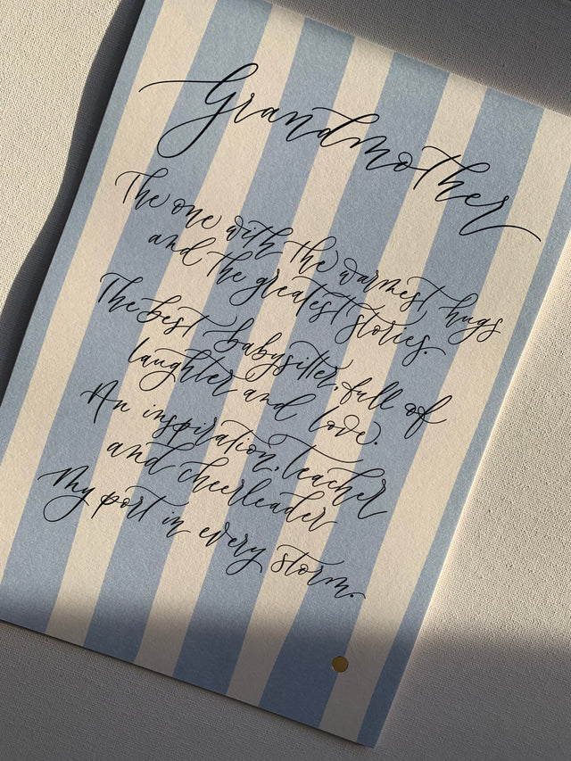 Grandmother Print