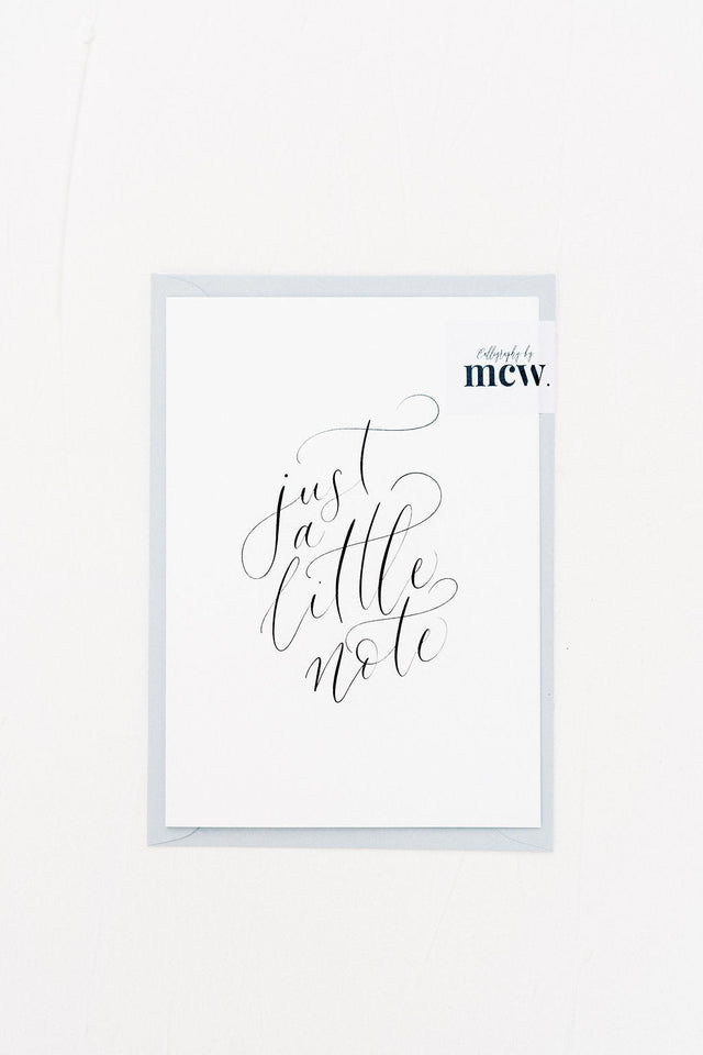 Just a little note - 5 Card Pack