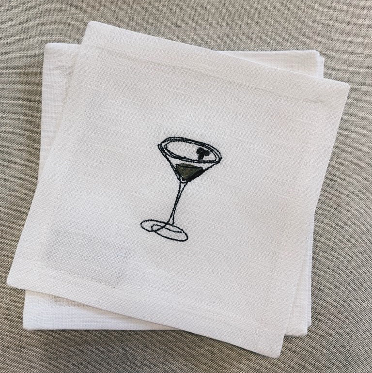 Espresso Martini Cocktail Napkin