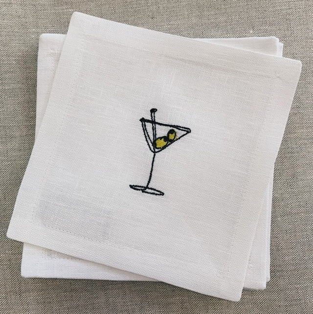 Martini Cocktail Napkin