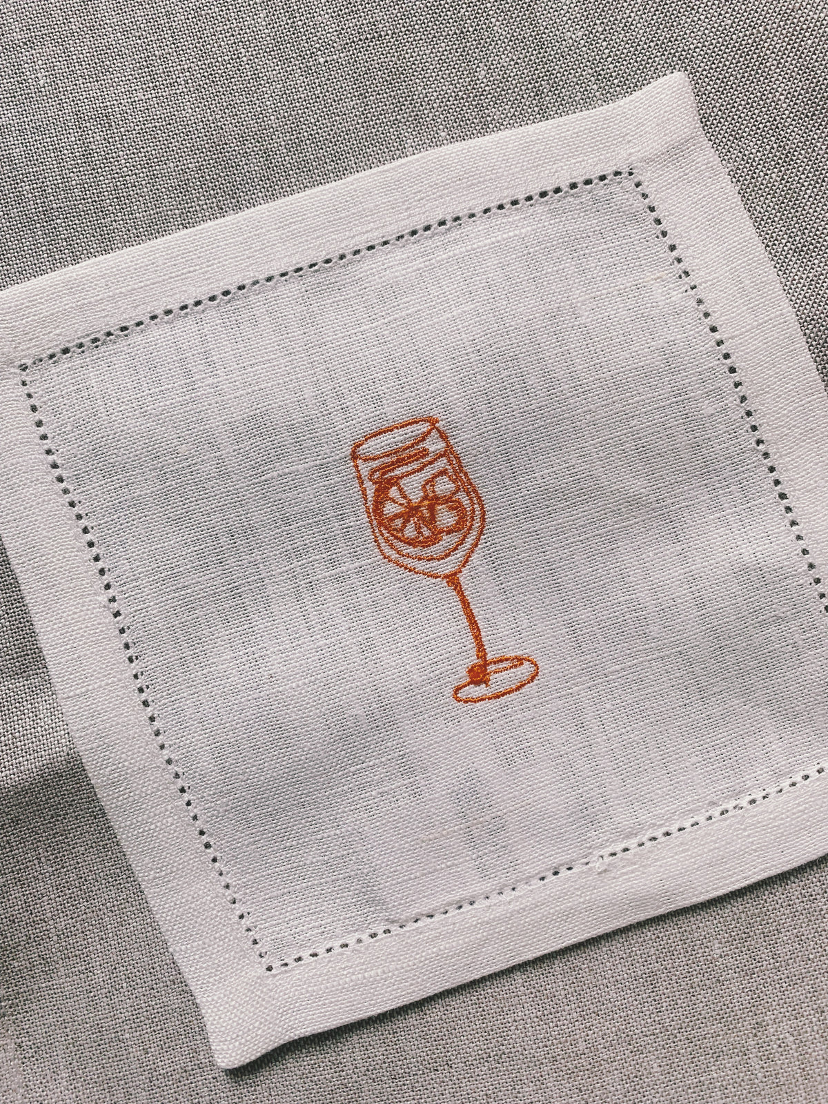 Aperol Cocktail Napkin