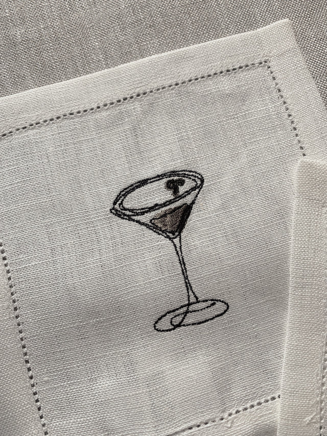 Espresso Martini Cocktail Napkin
