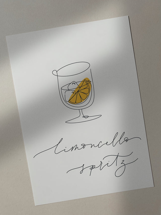 Limoncello A4 Print