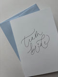 Team Bride Greeting Card