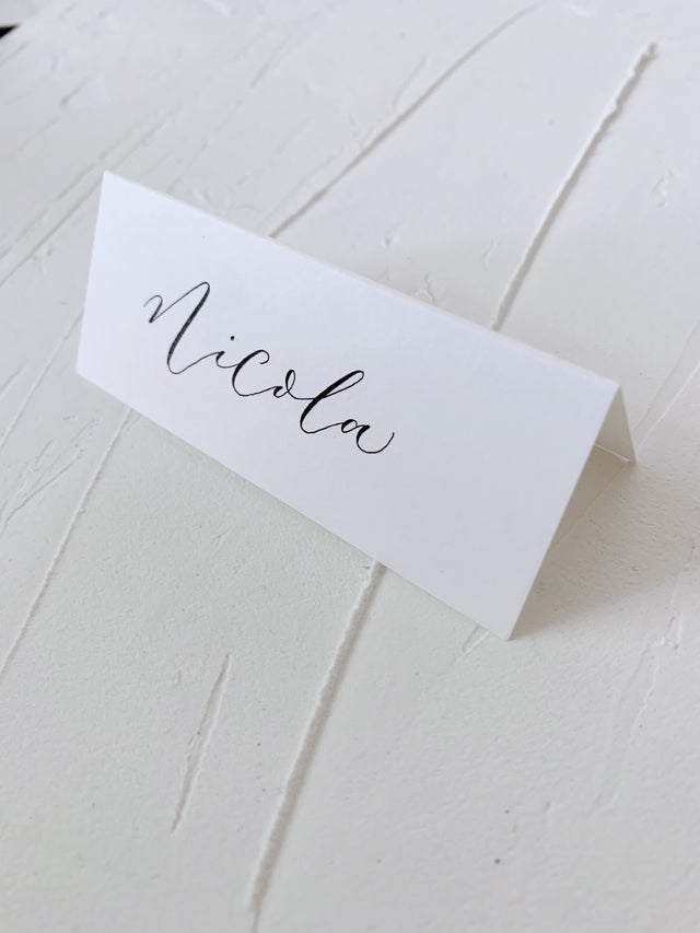 Handwritten Place Cards