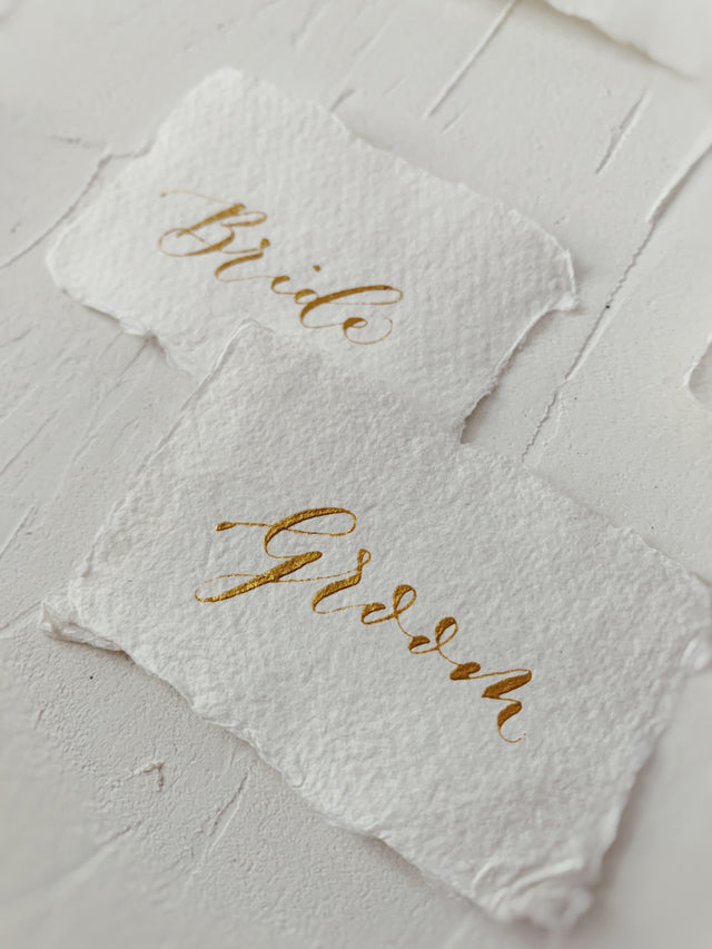 Handwritten Place Cards