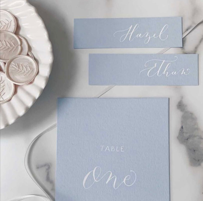 Handwritten Place Cards (writing only)