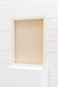 'Home is our happy place' Framed Print