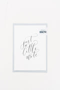 Just a little note - Single Card