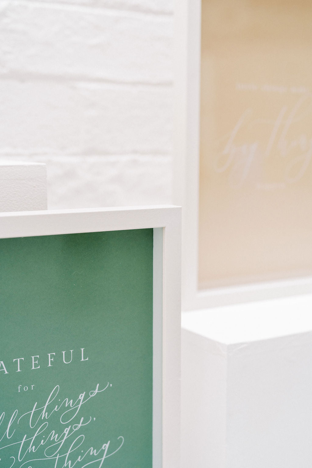 'Grateful' Framed Print